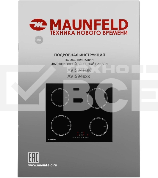 Индукционная варочная панель Maunfeld AVI594FBK
