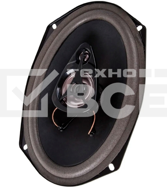 Колонки автомобильные Phantom MS 693 (без решетки) 200Вт 93дБ 4Ом 16x23см (6x9дюйм) (ком.:2кол.) коаксиальные трехполосные