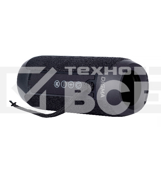 Колонка портатитвная Digma D-PS1510 черный 10W 2.0 BT 10м 1200mAh