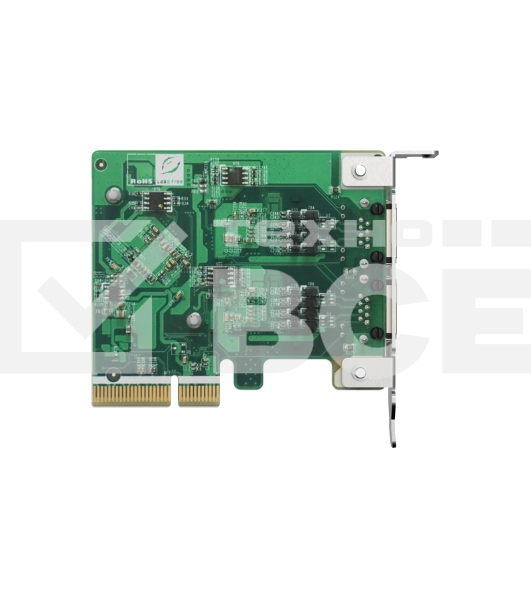 Сетевая карта QNAP QXG-2G2T-I225 2-port 2.5 GbE network expansion card, Controller I225-LM, PCIe Gen2 x2, 3 x Brackets included (Full-height, Low-profile and Specialized for QNAP NAS)