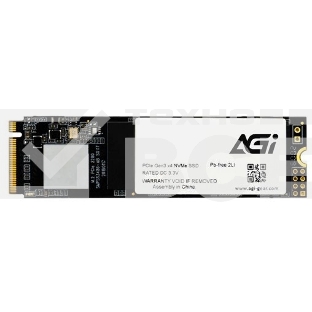 Накопитель SSD AGI AI198, 256Gb, PCIe 3.0 x4, M.2 2280, NVMe, R/W 1936/1217