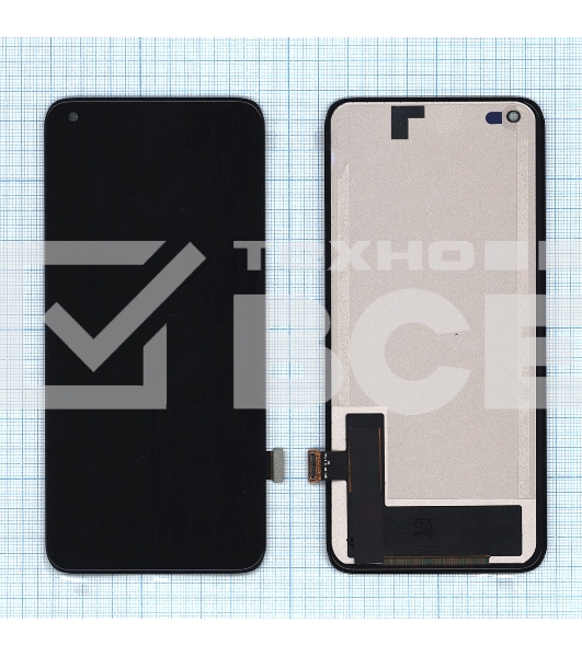 Дисплей для Xiaomi Mi10 в сборе с тачскрином (TFT) черный