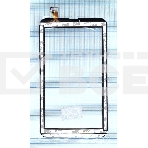 Сенсорное стекло (тачскрин) XC-PG0900-061-FPC-A2, черное, фото3