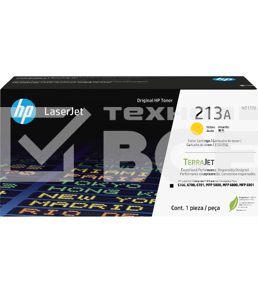 Картридж лазерный HP 213A Yellow Original LaserJet Toner Cartridge