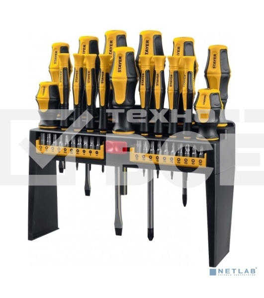 Набор отверток с насадками STAYER Hercules-PRO-37 37 шт
