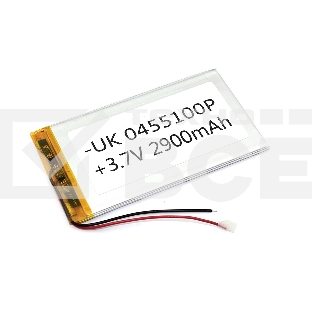 Аккумулятор Li-Pol (батарея) 4*55*100мм 2pin 3.7V/2900mAh
