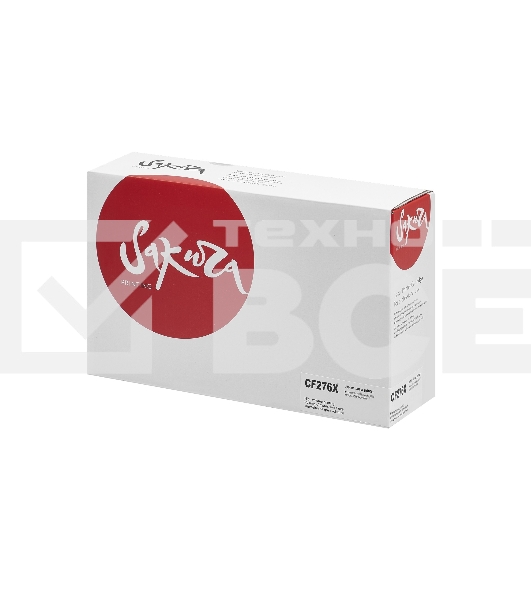 Картридж Sakura CF276X (76X) для HP, черный, 10000 к.