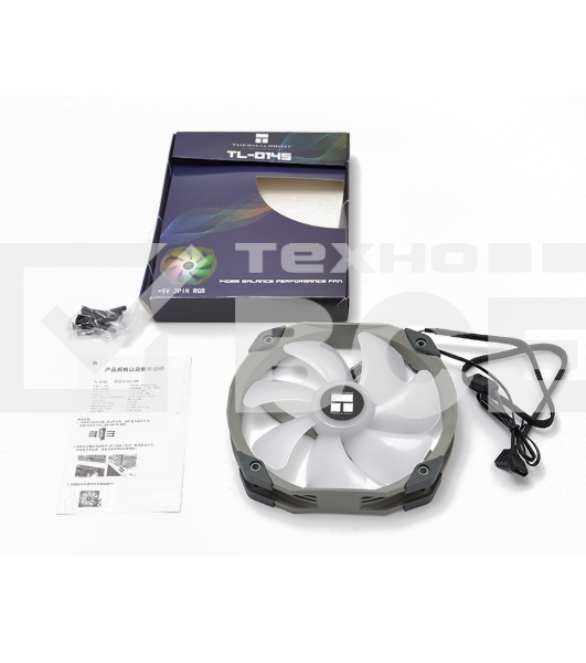 Вентилятор для корпуса Thermalright TL-D14S ARGB черный, 140 мм, 1500 об/мин, 25.6 дБ, 4 pin