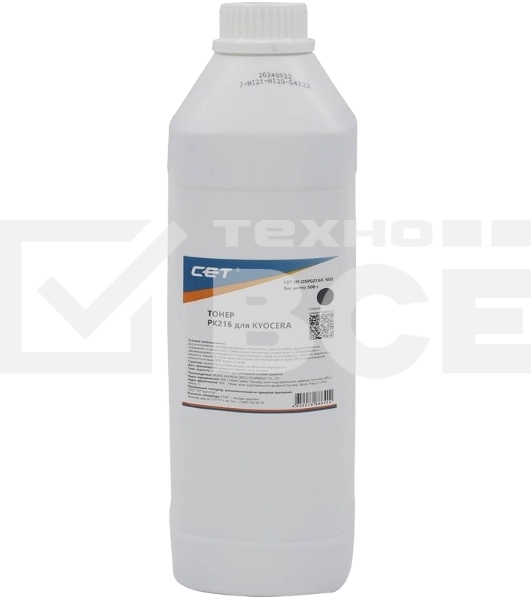 Тонер CET PK216 для KYOCERA TASKalfa 3253ci (Japan) Black, 500г/бут, (унив.), OSP0216K-500