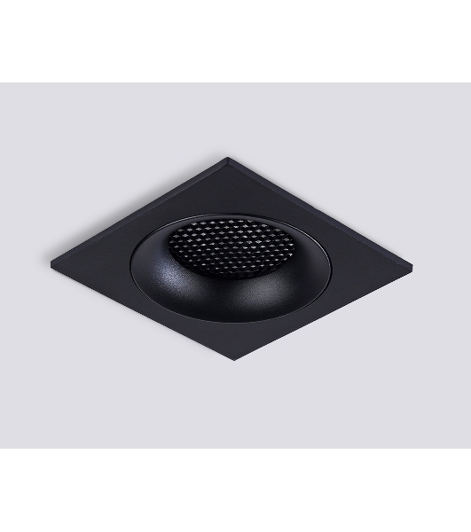 Светильник встраиваемый Ambrella light TN102729 BK черный GU5.3 92*92*23