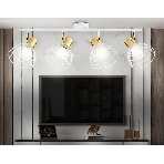 Светильник Ambrella light TR8603/4 WH/GD белый/золото E27*4 max 40W 465*154*230, фото3