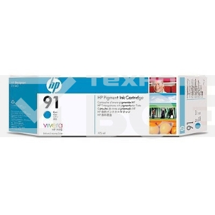 Картридж струйный HP №91 C9467A голубой для HP DJ Z6100 (775мл)