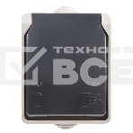 Розетка ИЭК Форс РСб20-3-ФСр1м с/з открытой установки, фото 1