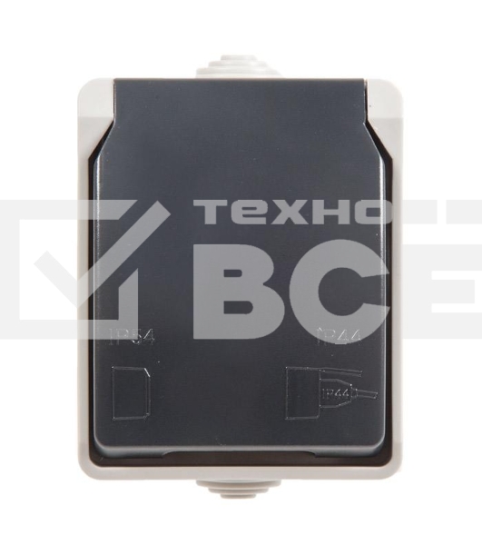 Розетка ИЭК Форс РСб20-3-ФСр1м с/з открытой установки