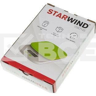 Кухонные весы Starwind SSK2155 макс.вес:2кг зеленый