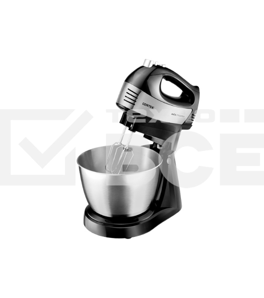 Миксер Centek CT-1124 (черн/сталь)