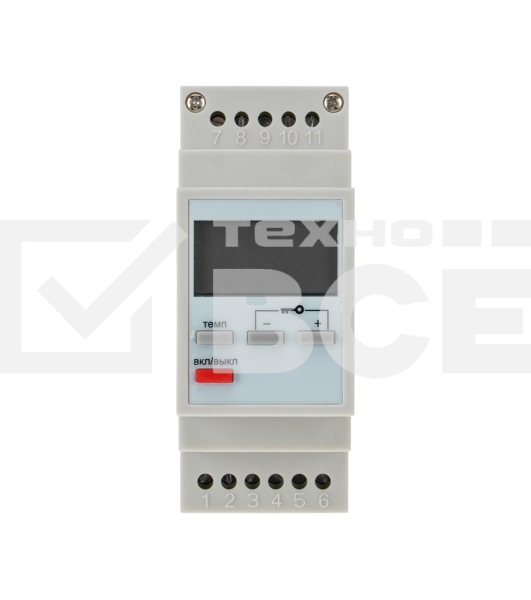 Терморегулятор цифровой программируемый Rexant RX-157 на DIN-рейку