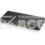 Гибридный Smart L2 коммутатор PoE+ Zyxel NebulaFlex GS1915-8EP, 8xGE PoE+, бесшумный (без вентилятора), бюджет PoE 60 Вт, автономное/облачное управление, фото5