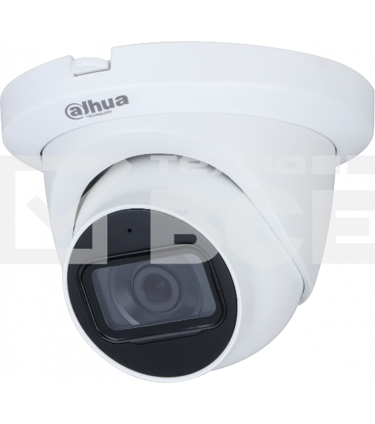 Купольная HDCVI-видеокамера Starlight, 2Mп, 1/2.8 CMOS, объектив 3.6 мм, мех ИК-фильтр, WDR 130дБ, 0.002лк@F1.6, BNC переключаемый HDCVI/TVI/AHD/CVBS, 25к/с@1080p, ИК 30м, встроенный микрофон, IP67, 12В DC, металл пластик Купольная HDCVI-видеокамера Starl
