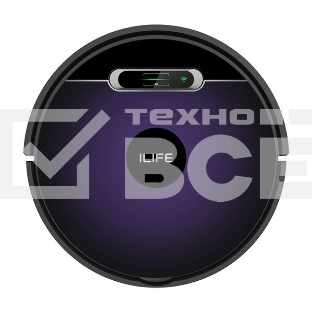 Робот-пылесос ILIFE V3s Max белый/черный, 25 Вт, 2400 мАч Li-Ion, уборка сухая/влажная, пылесборник контейнер 0.6 л