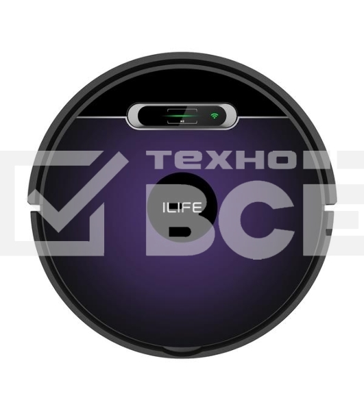 Робот-пылесос ILIFE V3s Max белый/черный, 25 Вт, 2400 мАч Li-Ion, уборка сухая/влажная, пылесборник контейнер 0.6 л