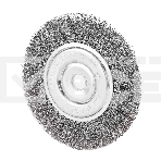 Щетка для УШМ Сибртех, 200 мм, посадка 22,2 мм, плоская, витая проволока, фото7