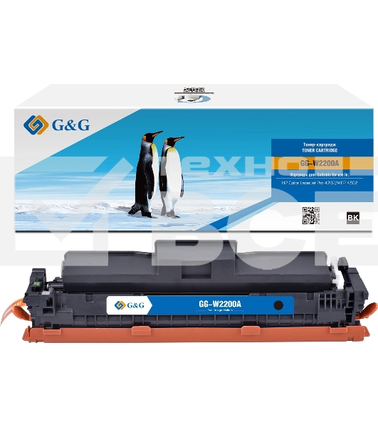 Картридж лазерный G&G GG-W2200A, W2200A черный (2000 стр.) для HP CLJ Pro 4202/MFP 4302