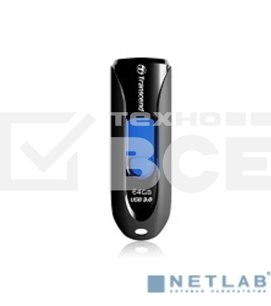 Флэш Диск Transcend USB Drive 64Gb JetFlash 790 TS64GJF790K {USB 3.0}