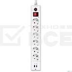 Сетевой фильтр Buro BU-SP5_USB_2A-W 5м (6 розеток) белый (коробка), фото9