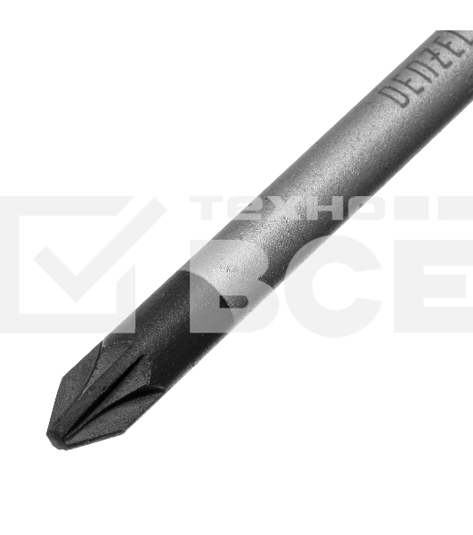 Отвертка, PZ2x100 мм, S2, 3к рукоятка Denzel