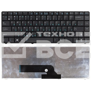 Клавиатура для ноутбука Asus K40 K40AB K40AC K40AD черная