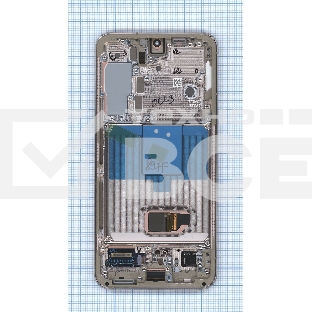 Дисплея для Samsung Galaxy S22 SM-S901B в сборе с тачскрином ServicePack, фиолетовый (GH82-27520F)