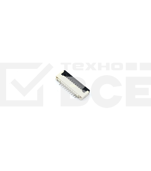 Разъем FPC Flip-Lock 1010-10RLGF 10 pin высота 1мм шаг 1мм