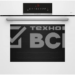 Встраиваемый духовой шкаф Bosch, Serie 8, объем 67 л , 12 режимов нагрева, 4D Hotair, телескопические направляющие, пиролиз, сенсорное управление, 40 автоматических программ, цвет белый, фото5