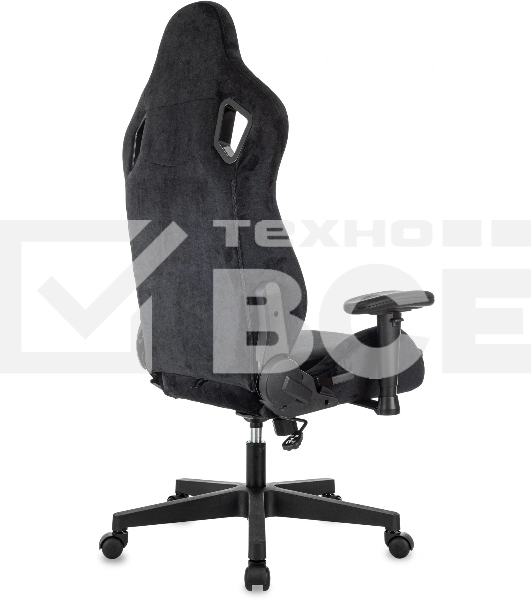 Кресло игровое Zombie Ghost Fabric черный Light-20 крестов. пластик