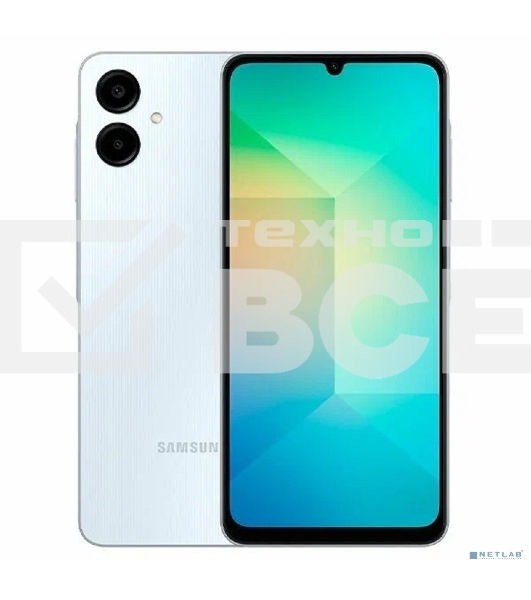 Смартфон Samsung Galaxy A06 SM-A065F 4/128Gb, голубой