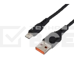 Кабель GoPower GP01L-2M USB (m)-Lightning (m) 2.0м 2.1A черный (1/200/800), фото2