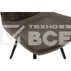 Стул для дома Бюрократ CH-K2_4 комплект 4 шт коричневый Holland 74 металл черный на ножках (CH-K2_1/HL74_4), фото8