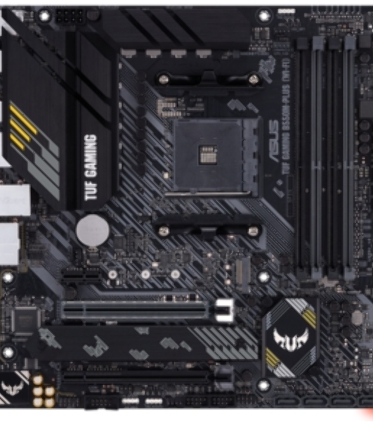 Материнская плата ASUS TUF GAMING B550M-PLUS, AM4, AMD B550, 4xDDR4, 4xSATA, 2xM.2, 1xPCIe 4.0 x16, 1xPCIe 3.0 x16, 1xPCIe x1, 1xHDMI, 1xDP, 1x 2.5Gb LAN, 4xUSB-A 3.2 Gen 1, 1xUSB-A 3.2 Gen 2, 2xUSB-A 2.0, 1xUSB-C 3.2 Gen 2, 5x3.5 мм, 7.1, mATX