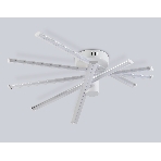 Потолочный светодиодный светильник Ambrella light FL6221 WH белый 70W 3000K-6400K 605*605*170 (ПДУ ИК), фото3