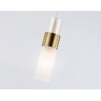 Подвесной светильник LH55111 BS/FR/TI латунь/белый матовый/янтарь E14 max 40W D55*1500, фото4