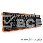 Клавиатура проводная игровая Гарнизон GK-320G черный USB, подсветка, код 