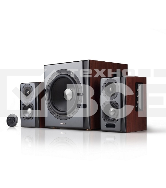 Колонки Edifier S350DB Brown <2.1,150W RMS, дерево, Bluetooth aptX>