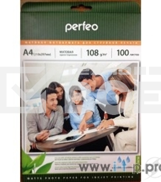 фотобумага Perfeo PF-MTA4-108/100 Бумага Perfeo матовая 100л, A4 108 г/м2 (M05)