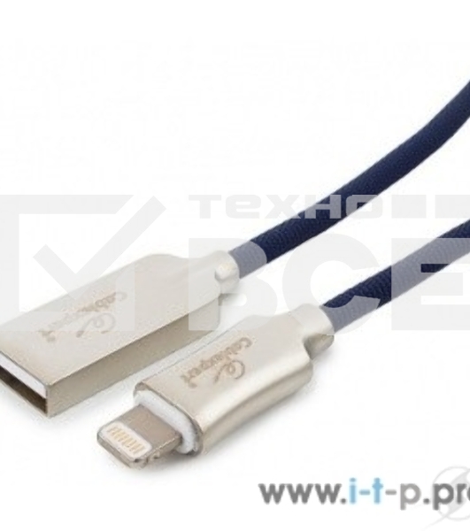 Кабель USB Cablexpert для Apple CC-P-APUSB02Bl-1.8M, MFI, AM/Lightning, серия Platinum, длина 1.8м, синий, блистер