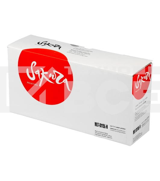 Картридж Sakura SAMLTD115L/MLTD115L-N для Samsung SL-M2620/2820, M2621/2671, M2670/2870, M2830/2880, черный, 3000 к. (обновленный чип)