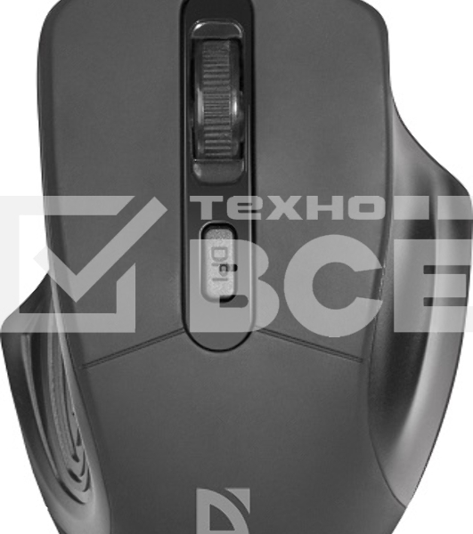 Мышь проводная Defender Datum MB-347 черный, 1600 dpi, USB, кнопки - 4