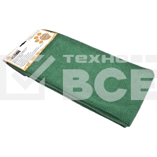 Тряпка для пола из микрофибры Рыжий кот M-02F-XL, зеленый, размер: 70x80 см