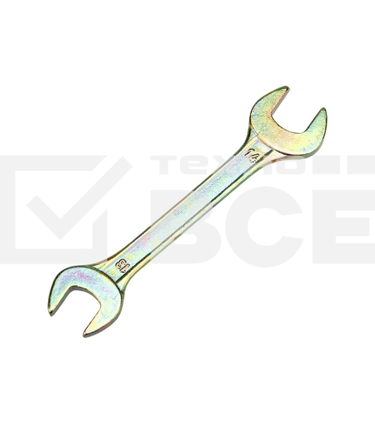 Ключ гаечный рожковый Rexant 13х14 мм, желтый цинк