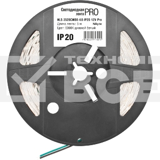 Лента светодиодная 71 701 NLS-3528CW60-4.8-IP20-12V-Pro R5 4.8Вт/м (уп.5м) Navigator 71701